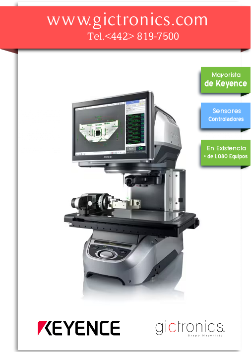 Gictronics es el Nuevo Mayorista en Mexico de Keyence | Keyence Keithley