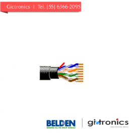 1319SB Belden Cable UTP Cat. 6 ASB type APPR black bobina de  1000 FT