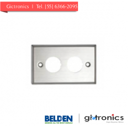 E200002 000S1 Belden Face Plate Industrial SG-2 Puertos