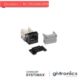 760041962 Systimax GigaSPEED XL MGS400 Series Category 6 U/UTP Information Outlets (bulk), black