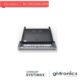 760193771 Systimax 360G2-1U-MOD-SD Distribuidor de Fibra Optica de 1 Unidad Acepta 4 Cassettes G2