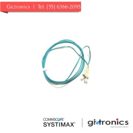 FEXLCST42MXF010 Systimax Patch Cord de Fibra Optica LC a ST Duplex Riser 3Mts