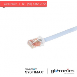 CPC3312-02F003 Systimax Cordón de parcheo (Patch Cord 0.91 Mts) RJ45-RJ45 UTP Cat6 3ft azul (CPC331202M001)