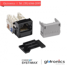 760092361 Systimax Jack Negro Categoria 6A RJ45 MGS600-003