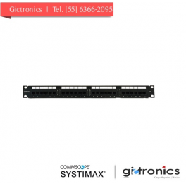 760062372 Systimax Panel de parcheo UTP 1100GS3-24 Cat6 24 puertos