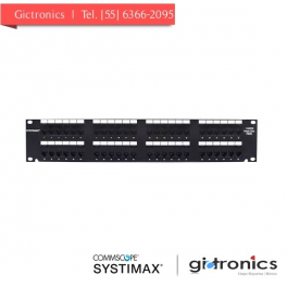 108208935 Systimax Panel de parcheo UTP 1100PSCAT5E-48 Cat5e 48 puertos
