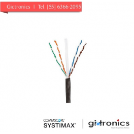 760008888 Systimax 1571A BK 4/24 R1000 Cable UTP 1571 cat. 6 4 pares con gel para exterior