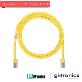 UTP28SP5YL Panduit Patch Cord Delgado TX6 Amarillo Categoria 6 de 5 Pies