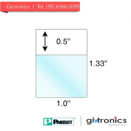 EFPT-1 Panduit Etiquetas Adhesivo para Placa de Pared