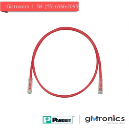 UTP6A5RD Panduit Patch Cord Cat 6A Rojo 5FT 1.52 MTs