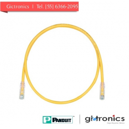 UTP6A7YL Panduit Patch Cord CAT 6A Amarillo 7FT 2.13 MTS