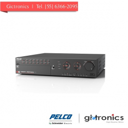 DX4816HD-8000 Pelco Grabador hibrido de 16 canales 8IP, H.264 HVR, 480 IPS, DVDRW, 8TB