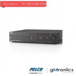 DX4808HD-4000 Pelco Grabador analogico, 8 canales IP HVR w / HD display, 4 TB