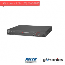 DX4104-2000 Pelco Grabador de 4 canales, DVR H264, 2000 GB de almacenamiento