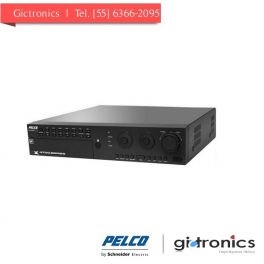 DX4716HD-2000 Pelco HVR hibrido de 16 Canales, 8 IP, H.264, 480 IPS 1TB