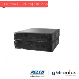DX4816-4000 Pelco Grabadora de 16 canales analogicos, 2 canales IP, megapixel, H.264 HVR, 4TB HDD