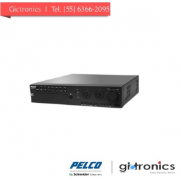 DX4808-4000 Pelco Grabador analogico, 2 canales IP Megapixel, H.264 HVR, 4TB