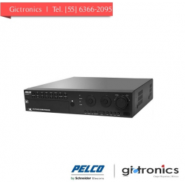 DX4716-1000 Pelco Grabador 16canales, analogico, 2 canales. IP, 4 HVR, disco duro de 1 TB