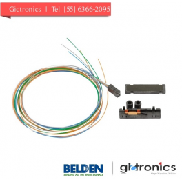 AX101100 Belden Kit de conexion para un haz de tubos sueltos de hasta seis fibras de 250 µm a tubos de 900 µm