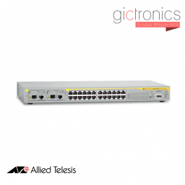 AT-8624T/2M-V2-10 Allied Telesis Capa 3 Interruptor con  24-10/100TX puertos Plus 2 10/100/1000T