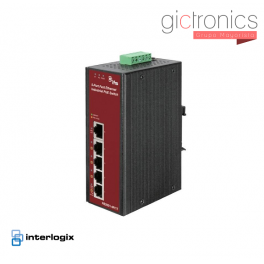 NS2051-4P/1T Interlogix 5-Port Fast Ethernet Industrial UNManaged Switch With 4-Port POE-AF 