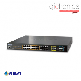 XGSW-28040 Planet  Switch de 24 Puertos 10/100/1000Mbps con 4 Puertos de Fibra y 4 Puertos de Fibra a 10G Admin