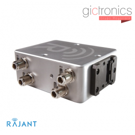 KM3-2450R Rajant two radio MIMO 2.4GHz and 5GHz kinetic mesh node. Requires antenna, cables, and power supply