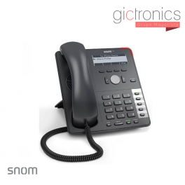 00002793 Snom Teléfono VOIP profesional,operación manos libres, 2 puertos Ethernet y 4 identidades SIP