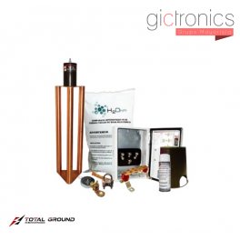 TG45AB Total Ground Kit de Tierra con Electrodo con Acoplamiento y Saco H2OHM