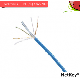 NUC6C04BU-C Netkey Bobina de Red UTP Cat 6 Azul